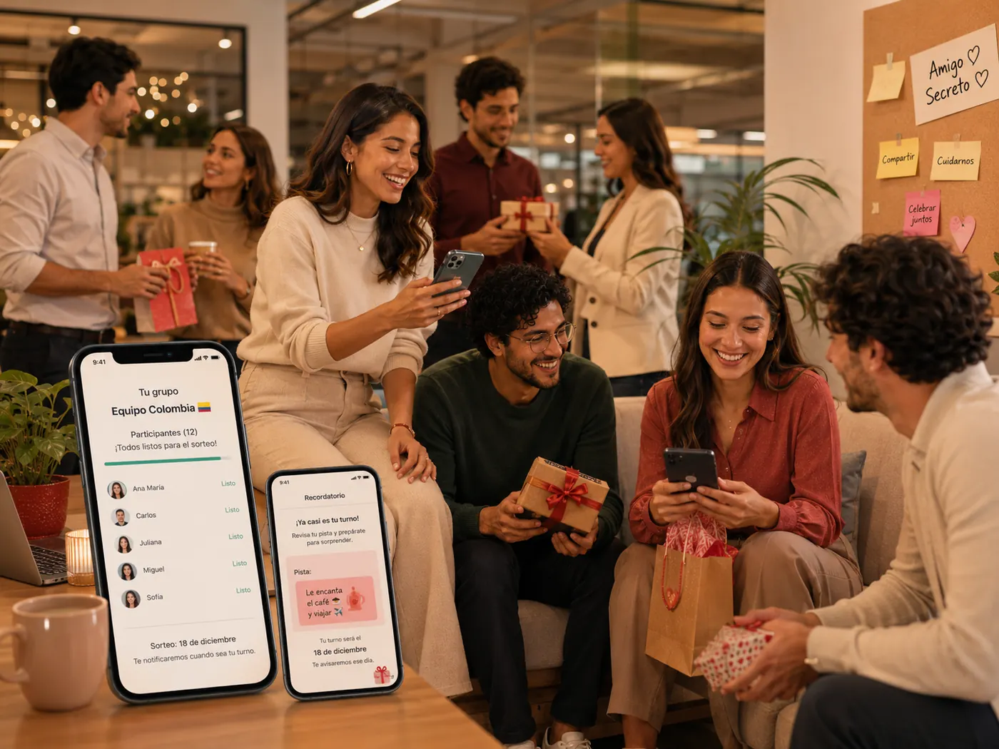 Amigo Secreto para empresas y oficinas