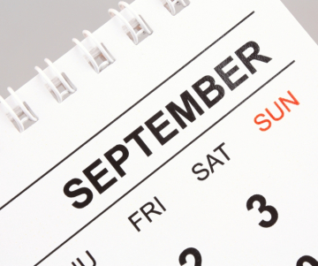 Calendario Septiembre 2023 - Chile